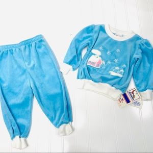 Vintage Buster Brown NWT 24mt/2T Velour outfit